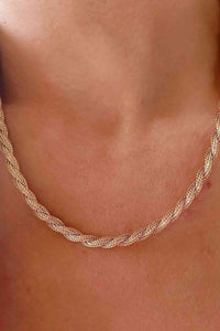 Twisted Stainless Steel Necklace