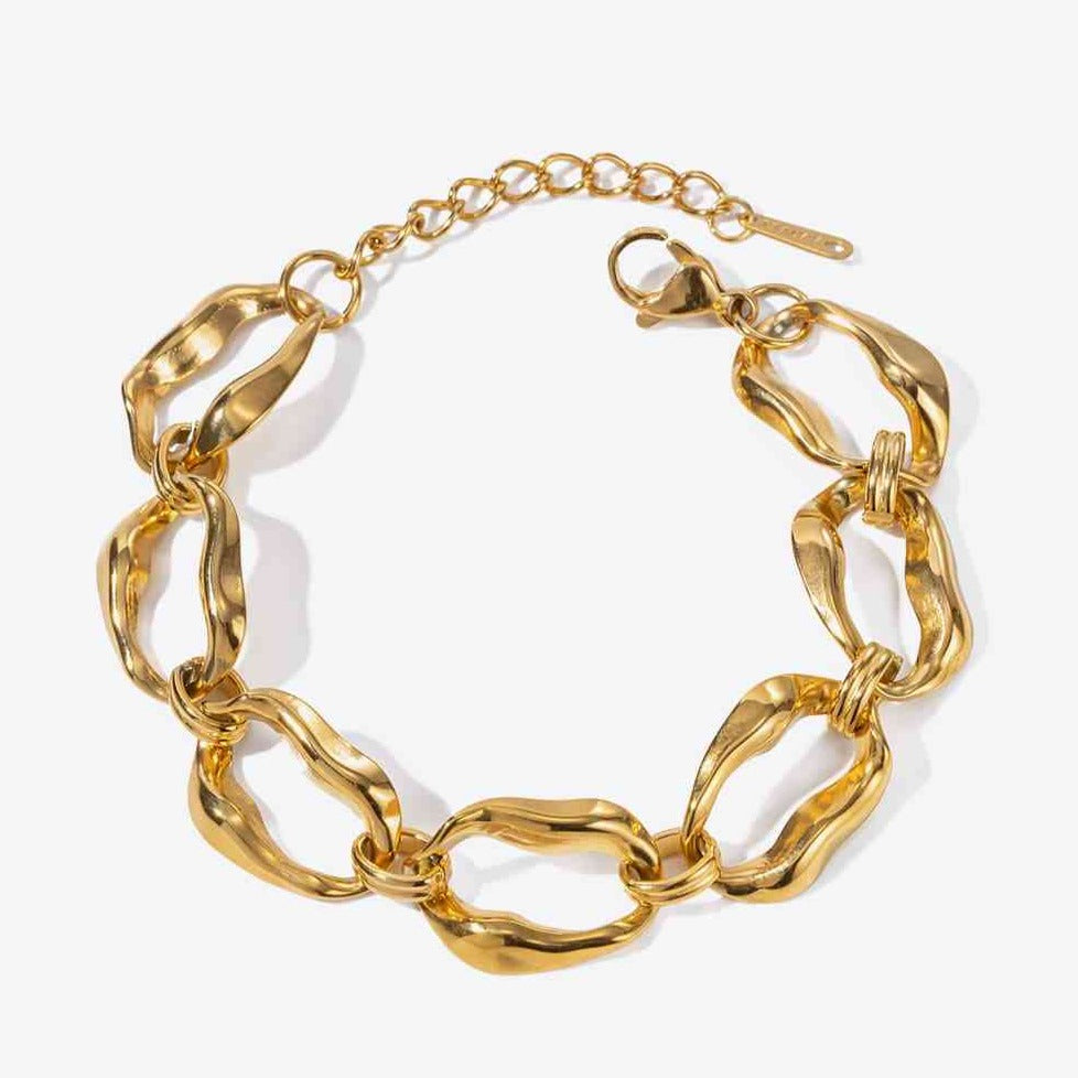 18K Gold-Plated Stainless Steel Bracelet