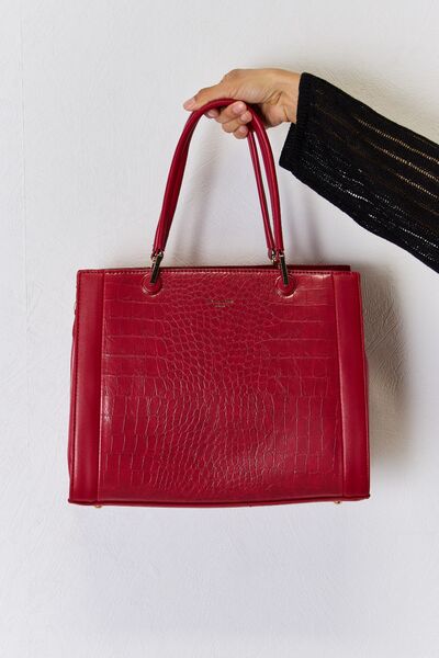 David Jones Textured Leather Handbag