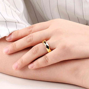 18K Gold-Plated Copper Ring